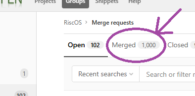 Reaching 1000 merged merge requests